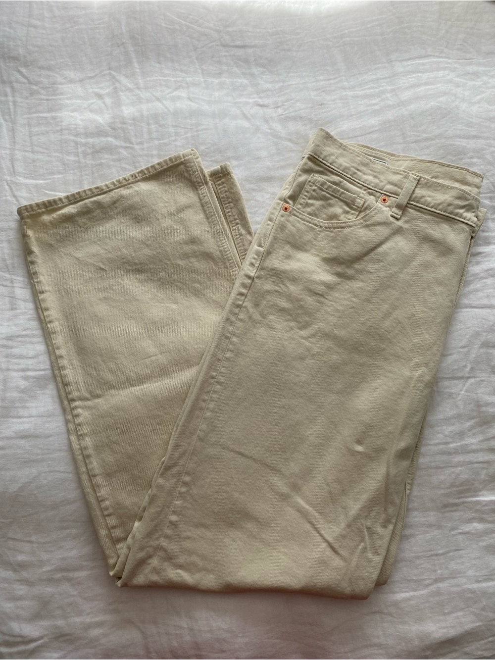 GAP LOW STRIDE WIDE LEG JEANS
